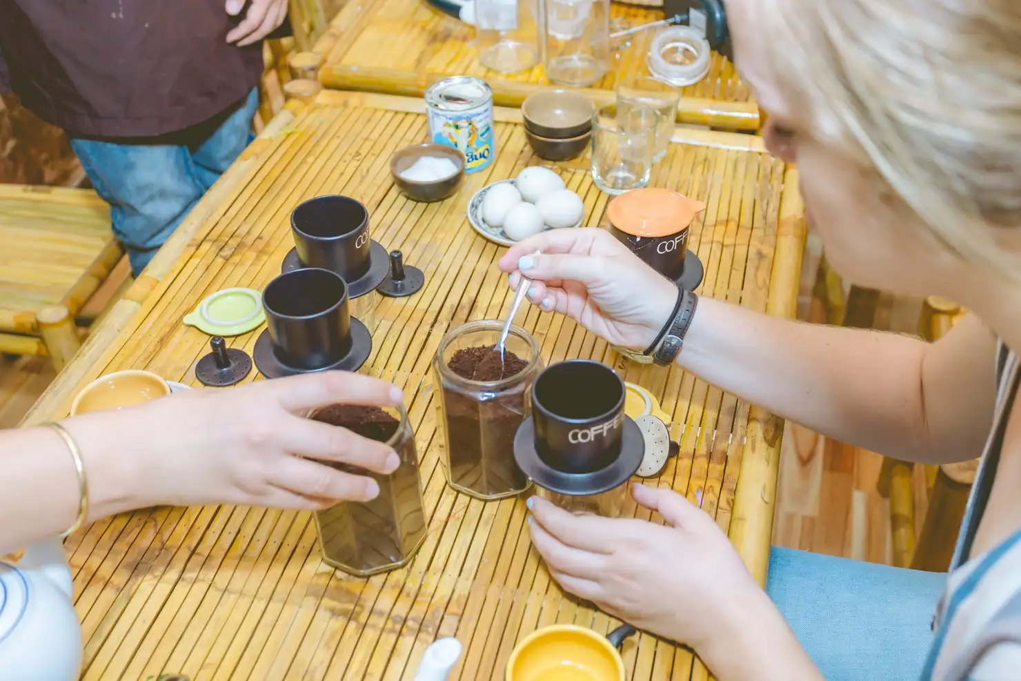 ダナンのカフェでの午前